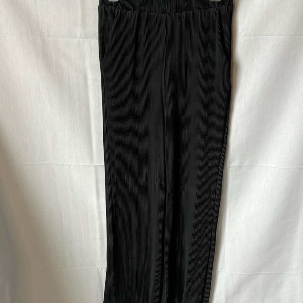 Better Be Pleated Slacks / Dress Pants Wide Legs Large - Picture 3 of 12